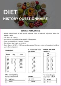 Nutrition-questionnaires
